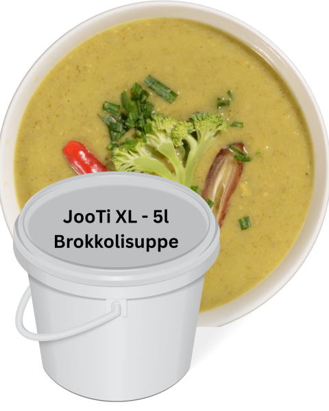Brokkolisuppe mit Cashews & Datteln - für Gastronomie